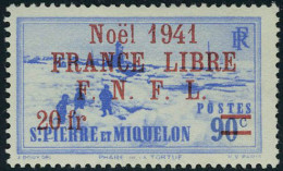 Neuf Avec Charnière N° 212/31, La Série Noël 1941 Rouge, TB - Other & Unclassified