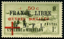 Neuf Sans Charnière N° 310/11, La Paire France Libre Oeuvres Sociales, TB - Other & Unclassified