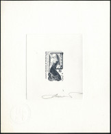 N°473. 1f40 La Pêche. Epreuve D'artiste En Gris-noir, Signée Par Le Graveur, Avec Cachet à Sec De Contrôle. T.B. - Otros & Sin Clasificación