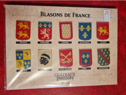 LOT 10  PIN'S BLASONS DE FRANCE - Lots