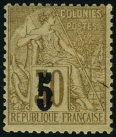 Neuf Avec Charnière N° 2a, 5 S/30c Brun, Type II, T.B. Signé Brun - Autres & Non Classés