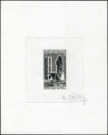 N° 96, Chapelle Notre-Dame Des Vents, épreuve D'artiste En Noir Signée, T.B. - Autres & Non Classés