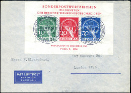 Lettre N° 1, Le Bloc S/L, OBL 1er Jour 17/12/49, TB - Andere & Zonder Classificatie