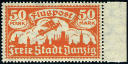 Neuf Sans Charnière N° 12, 50m Orange Sans Burelage Gris, TB - Michel 134F - Other & Unclassified