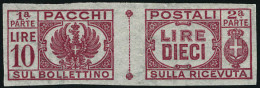 Neuf Avec Charnière N° 50, 10l Lilas-rose Non-dentelé, TB -  Sassone N° 16f - Other & Unclassified