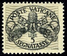 Neuf Sans Charnière N° 7a/12a, Série Complète De 5 Val., Lignes Du Burelage Plus épaisses, TB, Cert. Cilio - Sassone T 1 - Otros & Sin Clasificación