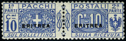 Neuf Avec Charnière N° 2, 10c Bleu, Charnière Légère, TB, Rare, Signé Fiechi - Sassone 3500€ - Andere & Zonder Classificatie