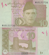 Pakistan Pick-number: 45h Uncirculated 2013 10 Rupees - Pakistán