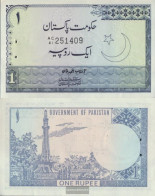 Pakistan Pick-number: 24A, Signature 11 Uncirculated 1974 1 Rupee - Pakistán