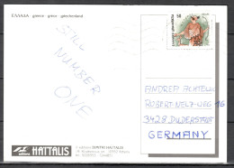 MiNr. 1614 C; Freimarken: Die Götter Des Olymp; Auf Karte Nach Deutschland; B-997 - Covers & Documents