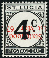 Neuf Sans Charnière N° 13/14. 2c Et 4c Surcharge St-Atchood 1er Mar 67 Renversée. T.B. - Autres & Non Classés