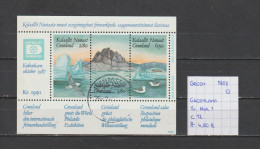 (TJ) Groenland 1987 - YT Blok 1 (gest./obl./used) - Blocs