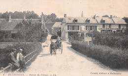 RETHONDES (Oise) - Entrée Du Village - Attelage De Cheval - Ecrit 1918 (2 Scans) - Rethondes