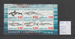 (TJ) Groenland 1996 - YT Blok 10 (gest./obl./used) - Blocks & Sheetlets