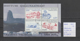 (TJ) Groenland 2001 - YT Blok 20 (gest./obl./used) - Blocks & Sheetlets