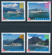 Schweiz 2204-2207 (kompl.Ausg.) Postfrisch 2011 Dampfschiffe (10194216 - Nuovi