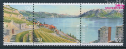 Schweiz 2221-2223 Dreierstreifen (kompl.Ausg.) Postfrisch 2011 Landschaftspanorama (10194218 - Nuovi