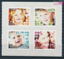 Schweiz 2228-2231Fb Folienblatt (kompl.Ausg.) Postfrisch 2011 Pro Juventute: Glück (10194220 - Unused Stamps