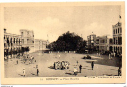 Delcampe - DJIBOUTI ( Afrique )  - Place Menelik - Dschibuti