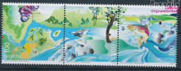 Schweiz 2306-2308 Dreierstreifen (kompl.Ausg.) Postfrisch 2013 Gewässer (10194229 - Unused Stamps