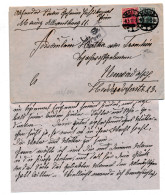 ENVELOPPE 1919  MIT INHALT     2 SCANS - Otros & Sin Clasificación