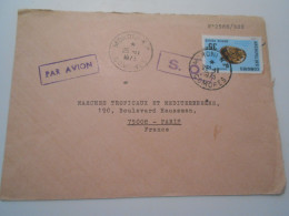 France Ex-colonies Comores, Lettre De Moroni 1973 Pour Paris - Brieven En Documenten