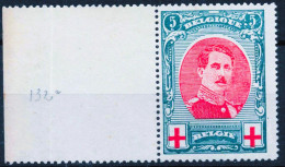 Timbres - Belgique - 1915 - COB 13 ZA**MNH - Croix Rouge - Dentelure 14/12 - Cote 125 - 1914-1915 Croix-Rouge