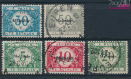 Belgische Post Malmedy P1-P5 (kompl.Ausg.) Gestempelt 1920 Ziffernzeichnung (10221715 - OC55/105 Eupen & Malmédy