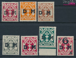 Danzig D22-D28 (kompl.Ausg.) Postfrisch 1922 Dienstmarke (10221870 - Servizio