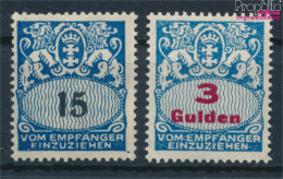 Danzig P38-P39 (kompl.Ausg.) Mit Falz 1927 Portomarke (10221756 - Segnatasse