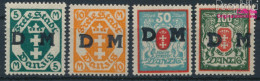 Danzig D30X-D34X (kompl.Ausg.) Stehendes Wasserzeichen Postfrisch 1923 Dienstmarke (10221868 - Oficial
