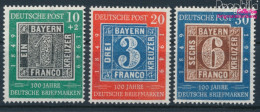 BRD 113-115 (kompl.Ausg.) Postfrisch 1949 100 Jahre Briefmarke (10194294 - Ungebraucht