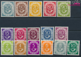 BRD 123-138 (kompl.Ausg.) Postfrisch 1951 Posthorn (10194290 - Ungebraucht