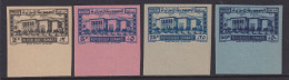 Lebanon, Scott J37-J40 (Yvert TT37-TT40), MLH, IMPERFORATE - Strafport