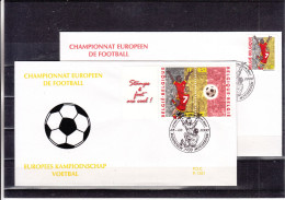 België FDC - Fußball-Europameisterschaft (UEFA)