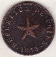 Chile. 1 Centavo 1853 . Copper. KM# 127 - Chile
