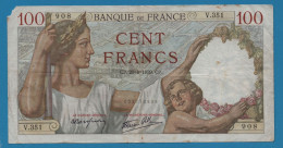 FRANCE 100 FRANCS 29.06.1939 # V.351 F# 26/04, P# 94 Sully - 100 F 1939-1942 ''Sully''