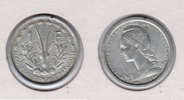 AOF, Afrique Occidentale Française, 1F, 1 F, 1948, KM#3 - Französisch-Westafrika