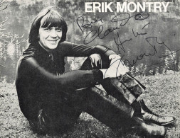 C9663 ERIK MONTRY Dédicace Autographe - Singers & Musicians