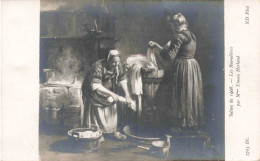 ARTS - Tableau - Les Buandières - Emma Herland - ND Phot - Carte Postale Ancienne - Malerei & Gemälde