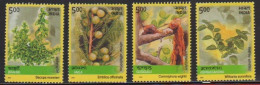 India 2003 Medicinal Plants , Medical Health, Fruit, Leaf, Ayurveda, Set Of 4v MNH (**) Inde,Indien - Unused Stamps