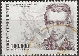 TURKEY 2002 Personalities -  100000l. Muzaffer Sarisozen (musician) FU - Used Stamps