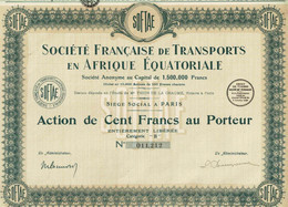 Société Française De Transports En Afrique Equatoriale - Afrique