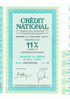 Crédit National 1977 E - Banque & Assurance