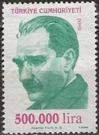 TURKEY 1999 Kemal Ataturk - 500000l. - Green And Mauve FU - Oblitérés