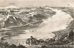 SUISSE - Chillon - Montreux Et Panorama Du Lac - Carte Postale Ancienne - Montreux