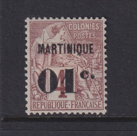 Martinique, Scott 10 (Yvert 8), MHR (paper) - Neufs