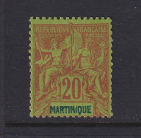 Martinique, Scott 42 (Yvert 37), MHR - Neufs