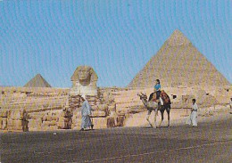 AK 171816 EGYPT - Giza - The Great Sphinx And Khefreh Pyramid - Sfinge