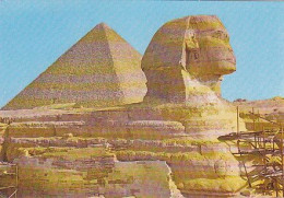 AK 171819 EGYPT - Giza - The Sphinx And The Pyramid Of Khefre - Sphynx